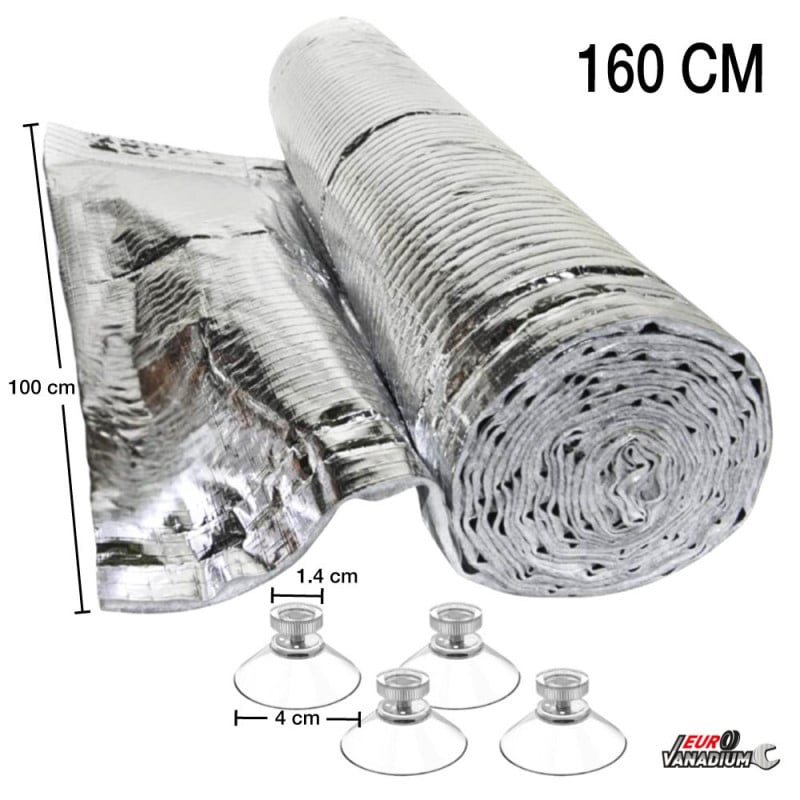 Kit isolation thermique pour fenêtre de toit 160×100 cm - triple couche