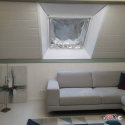 Kit isolation thermique pour fenêtre de toit 160×100 cm - triple couche