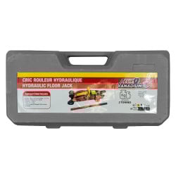 Cric rouleur hydraulique 2 tonnes avec mallette