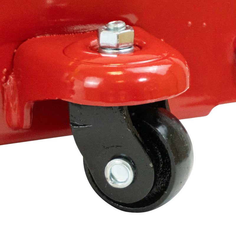 Cric rouleur hydraulique 2 tonnes avec mallette