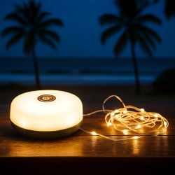 Lampe de camping guirlande rétractable rechargeable
