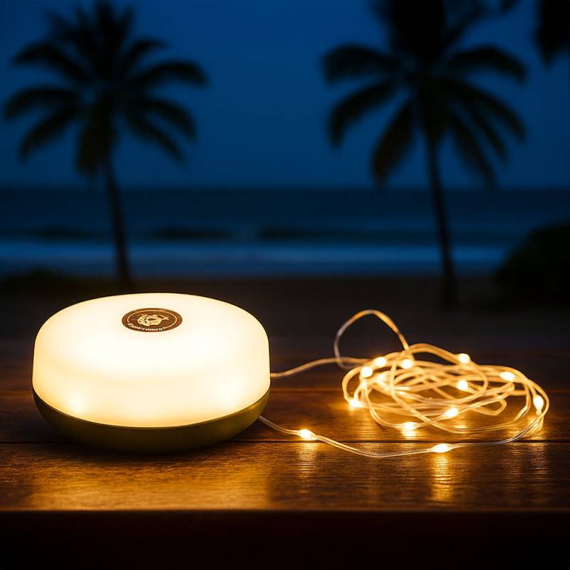 Lampe de camping guirlande rétractable rechargeable