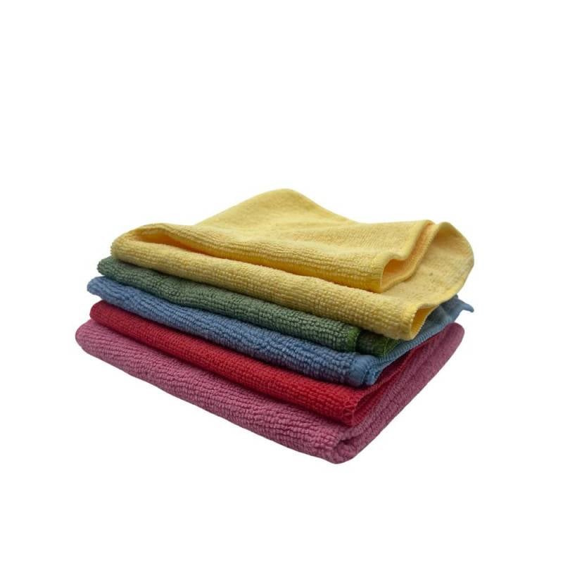 Lot de 5 chiffons microfibre 35 x 35 cm – nettoyage rapide et sans rayures
