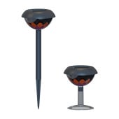 Lampe solaire LED Mandala décorative 2-en-1