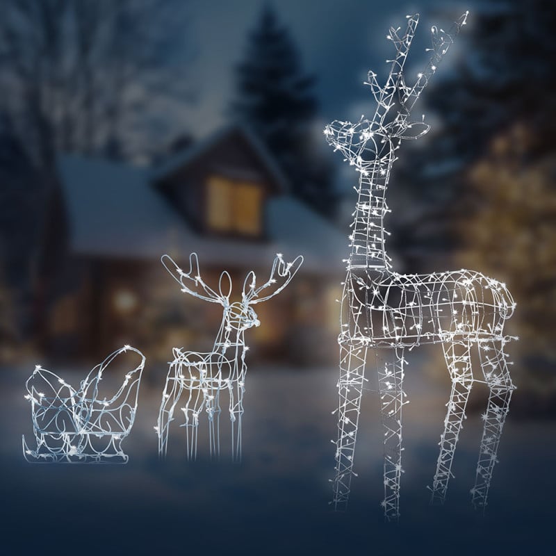 Renne lumineux solaire 180 cm - IP44 Renne lumineux solaire 180 cm - IP44