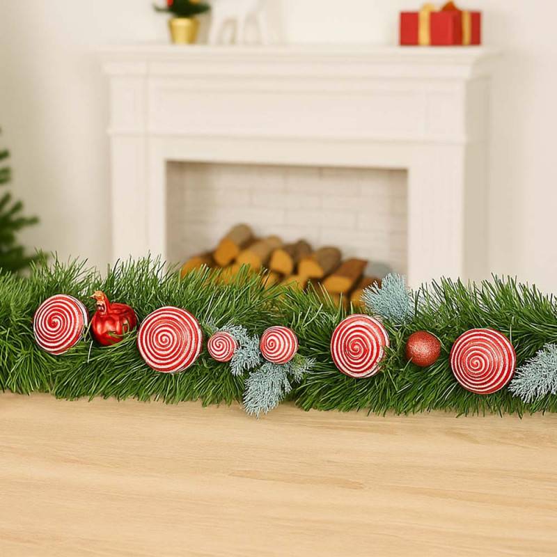 Guirlande de Noël en sapin artificiel personnalisable 500 cm