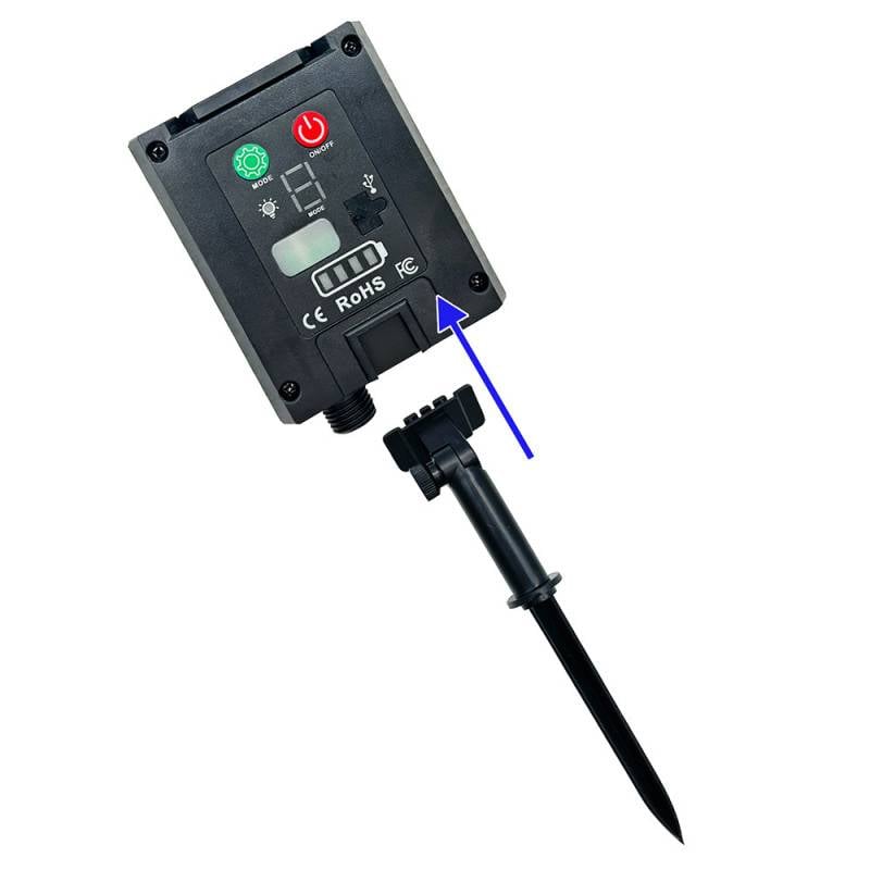 Panneau solaire USB avec télécommande 1200 mAh pour guirlande LED jusqu'à 1000 L