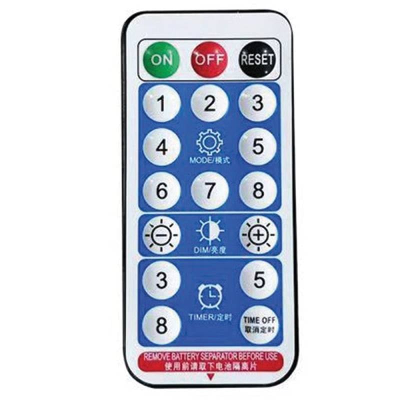 Panneau solaire USB avec télécommande 1200 mAh pour guirlande LED jusqu'à 1000 L