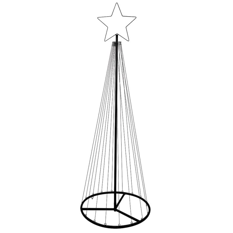 Sapin lumineux LED multicolore avec télécommande