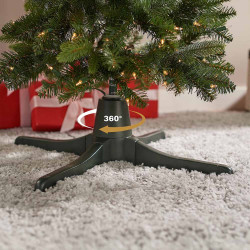 Pied rotatif vert pour sapin de Noël jusqu'à 240 cm