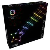 Étoile filante lumineuse 85 LED multicolore avec télécommande