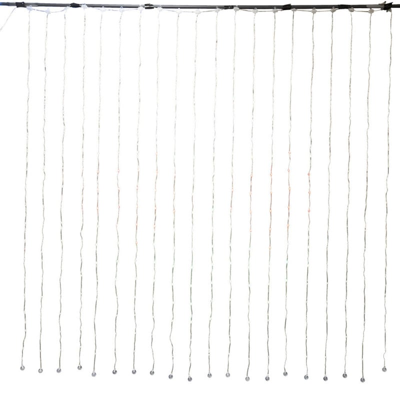 Rideau lumineux animé 200 x 200 cm avec télécommande et application mobile