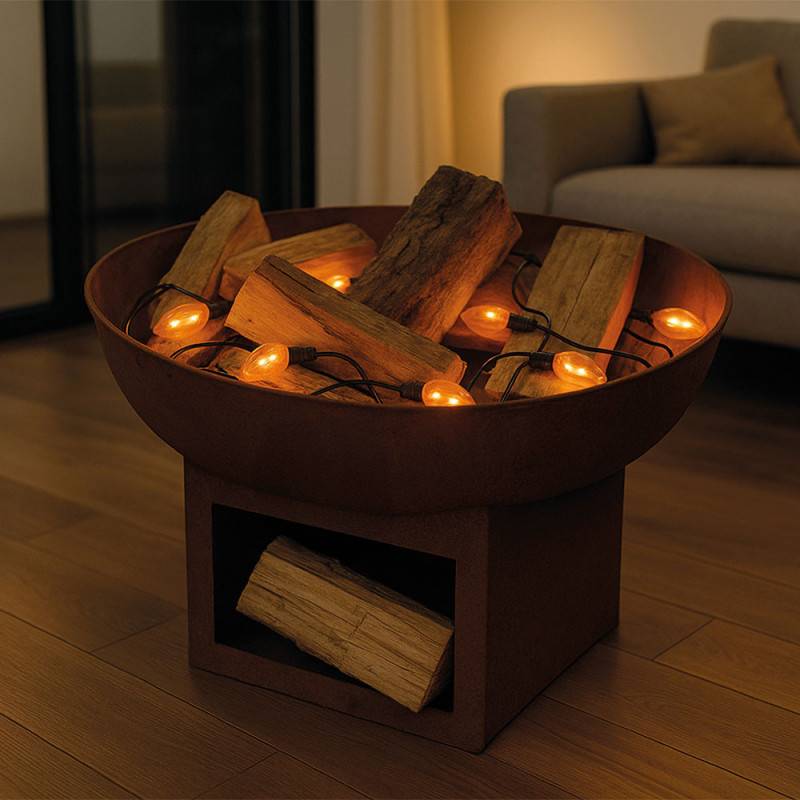 Guirlande lumineuse électrique effet flamme IP44