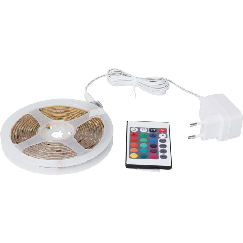 Ruban lumineux LED multicolore avec télécommande