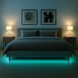 Ruban lumineux LED multicolore avec télécommande