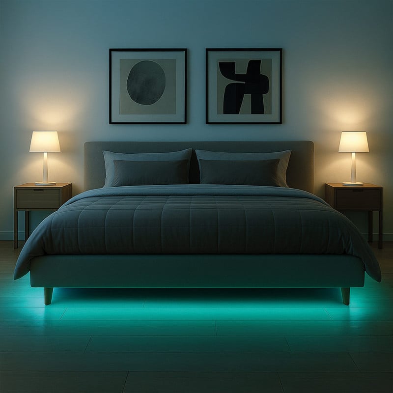 Ruban lumineux LED multicolore avec télécommande