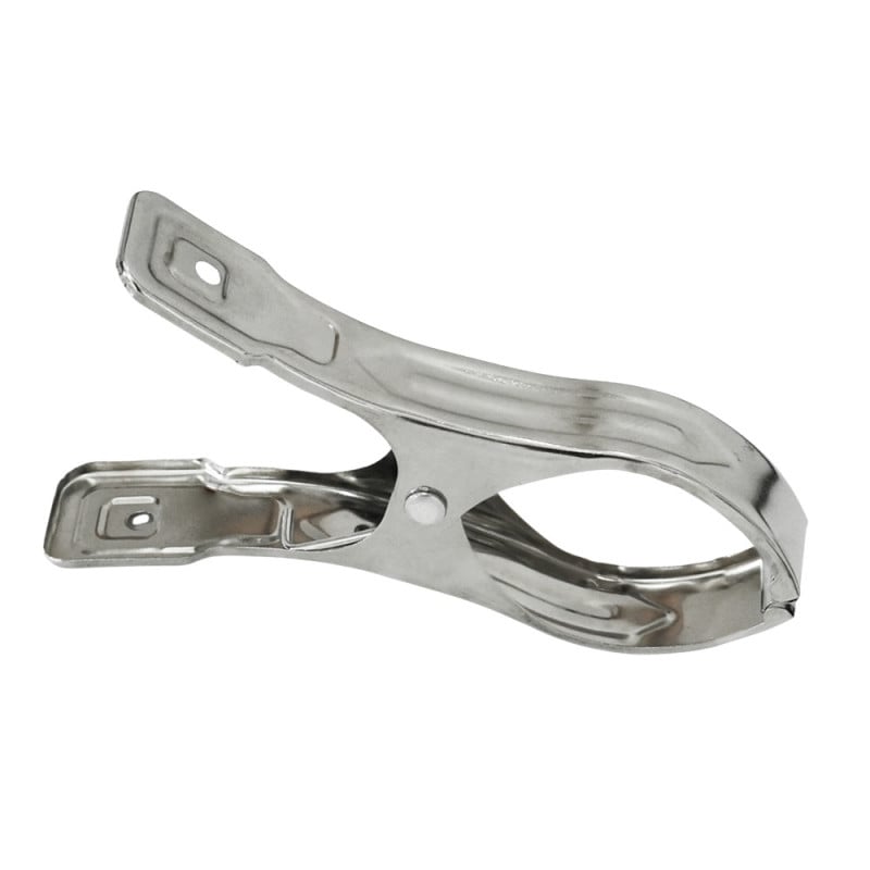 Pinces à linge inox grand format - Lot de 12