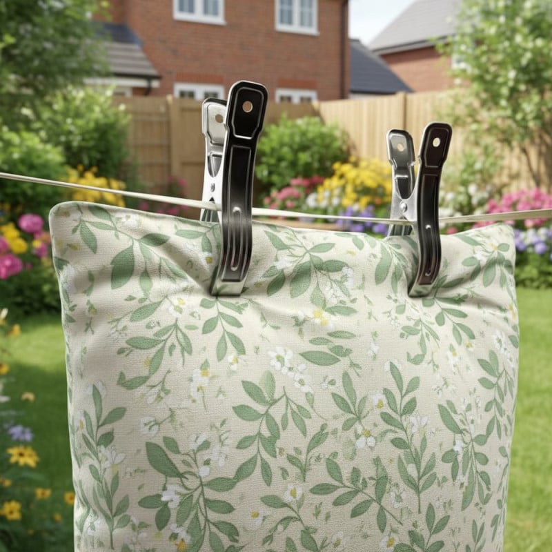 Pinces à linge inox grand format - Lot de 12