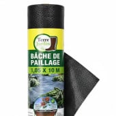 Bâche de paillage 10 mètres 90 g m2