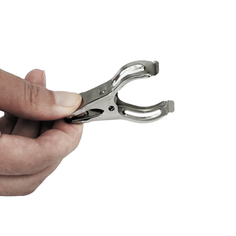 Lot 30 pinces à linge inox compactes et résistantes