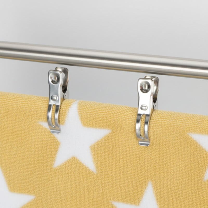 Lot 30 pinces à linge inox compactes et résistantes