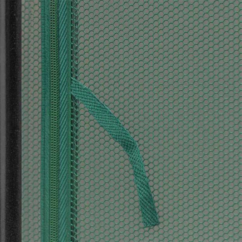 Carré potager en acier galvanisé surélevé avec filet de protection 120 x 60 x 11