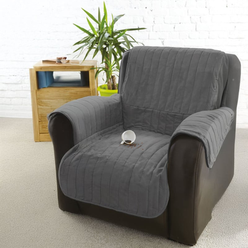 Couvre canapé ou fauteuil beige