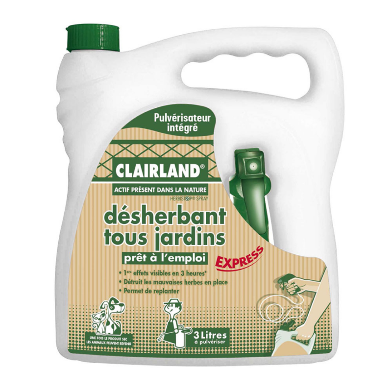 Désherbant naturel en bidon de 3 litres | Achat à prix pas cher
