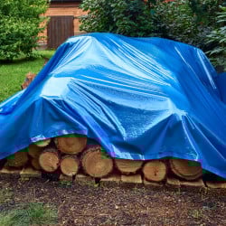 Bâche de protection multiusage 70g/m² | 9 dimensions : 2 x 3 à 10 x 15 mètres