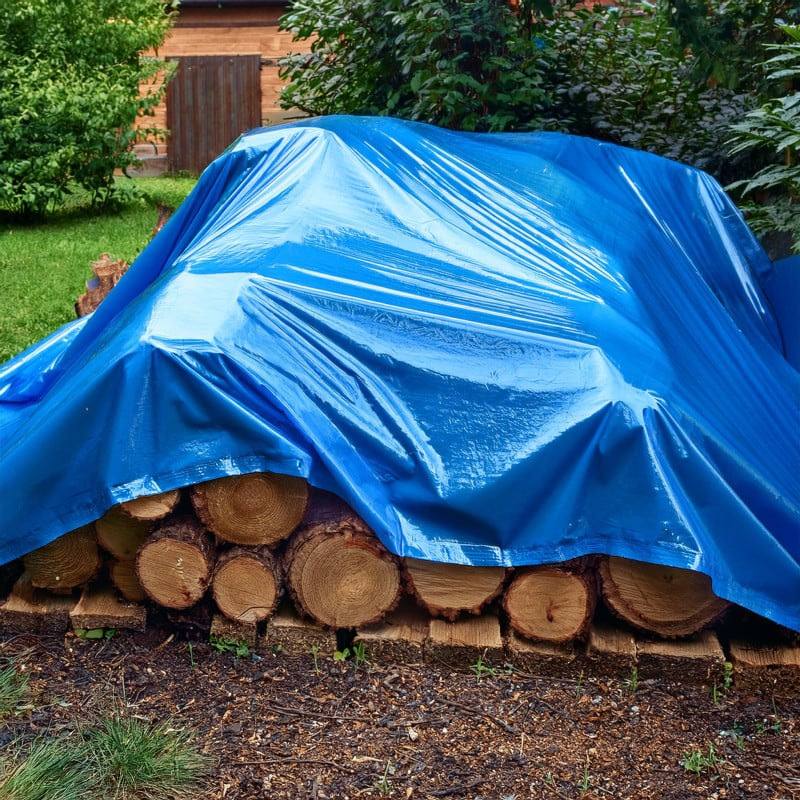 Bâche de protection multiusage 70g/m² | 9 dimensions : 2 x 3 à 10 x 15 mètres