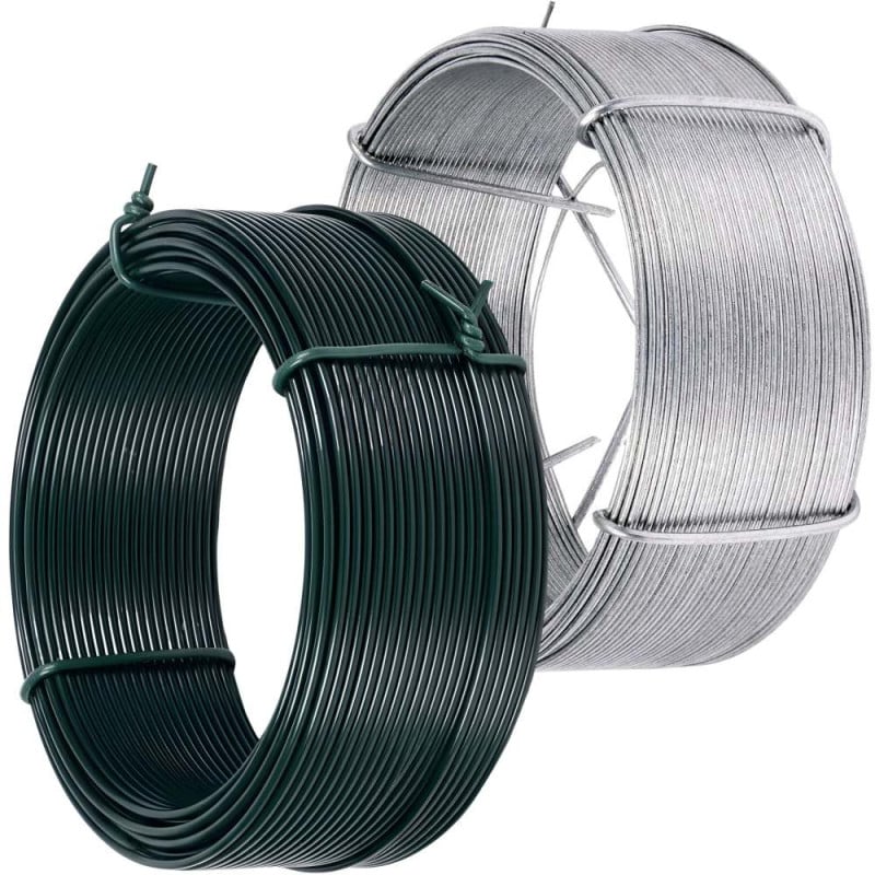 Bobine de fil de fer multifonction 50 m pour jardin et bricolage