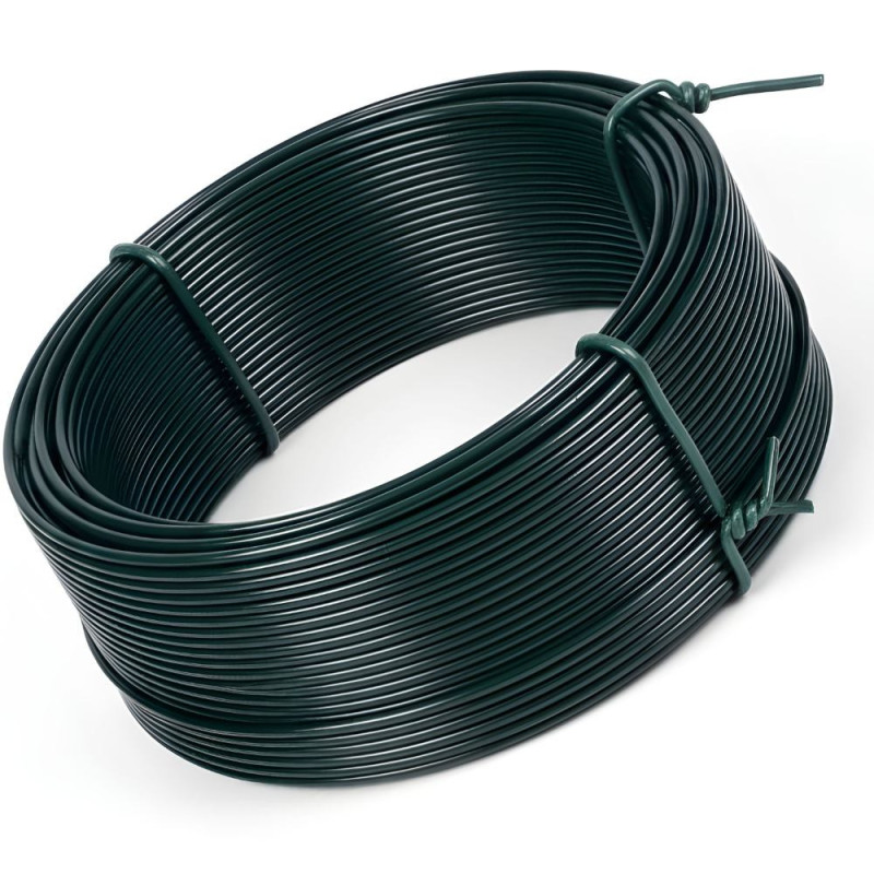 Bobine de fil de fer multifonction 50 m pour jardin et bricolage