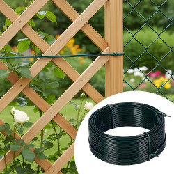 Bobine de fil de fer multifonction 50 m pour jardin et bricolage