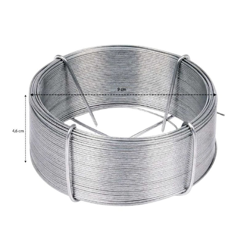 Bobine de fil de fer multifonction 50 m pour jardin et bricolage