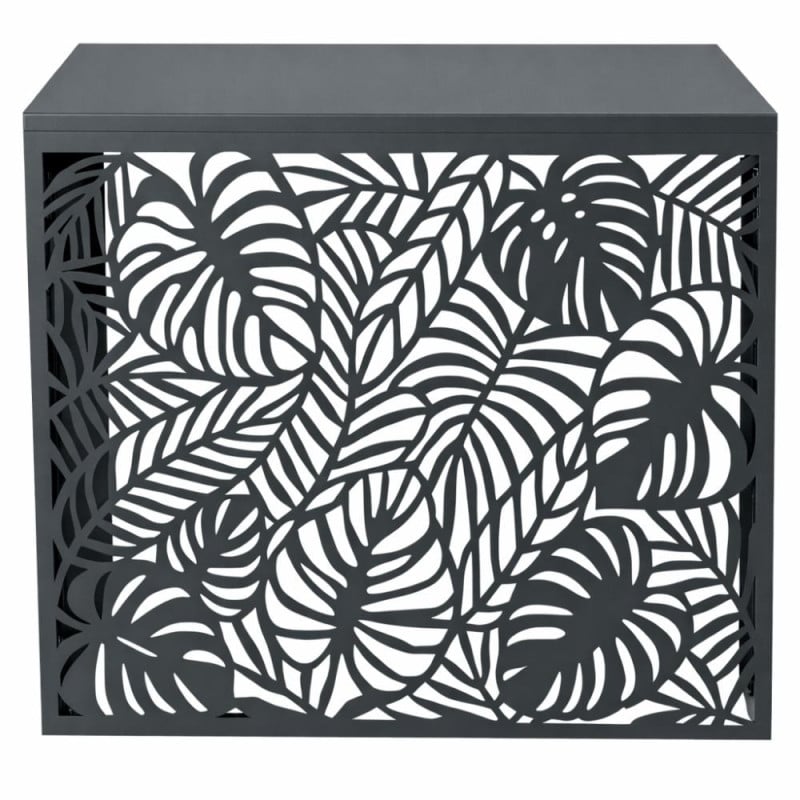 Cache climatiseur extérieur en acier galvanisé décoratif 105x90 cm