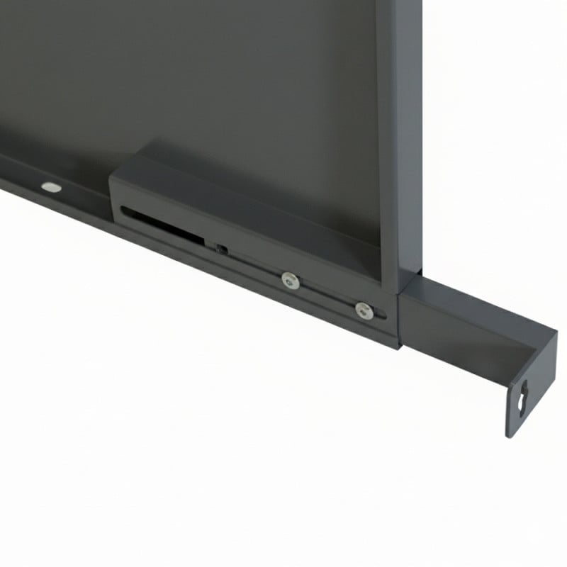 Cache climatiseur extérieur en acier galvanisé décoratif 105x90 cm