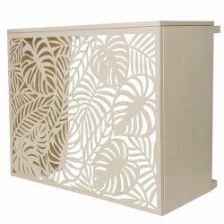 Cache climatiseur extérieur en acier galvanisé décoratif 105x90 cm