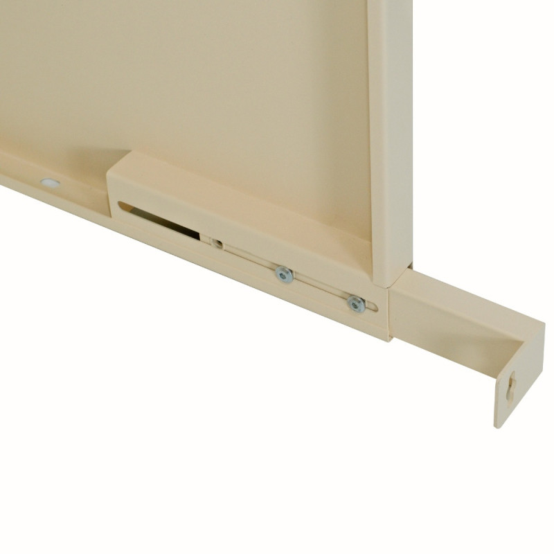 Cache climatiseur extérieur en acier galvanisé décoratif 105x90 cm