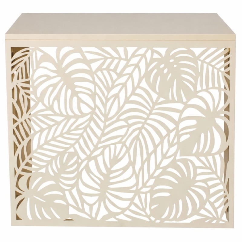 Cache climatiseur extérieur en acier galvanisé décoratif 105x90 cm