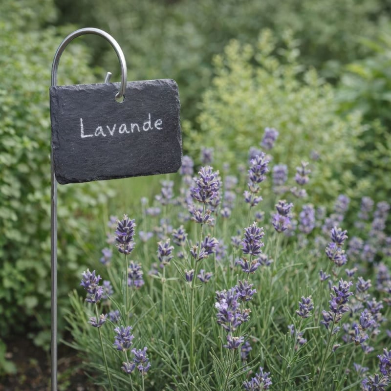 Étiquettes ardoise plantes - Kit 10 pièces