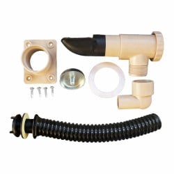 Récupérateur eau pluie rectangulaire - Kit complet