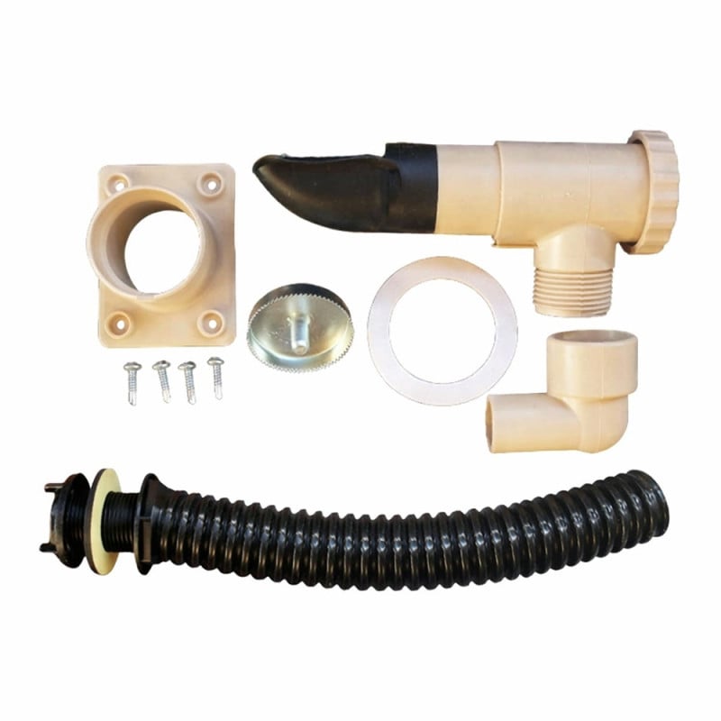 Récupérateur eau pluie rectangulaire - Kit complet