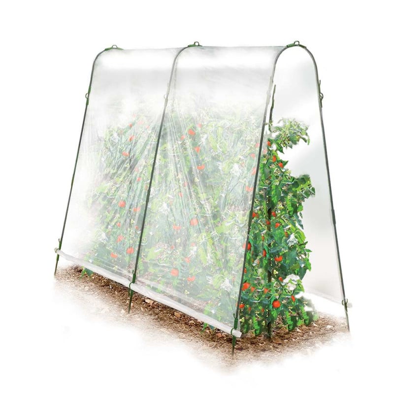 Lot de 2 serres à tomates avec bâche