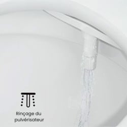 Kit bidet WC japonais sans électricité avec buse autonettoyante