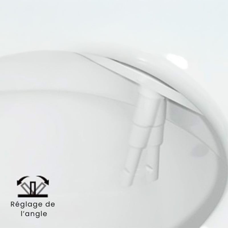 Kit bidet WC japonais sans électricité avec buse autonettoyante