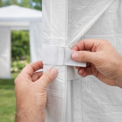 Mur tonnelle 3x3 porte | Chapiteau jardin