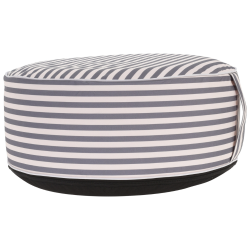 Pouf extérieur gonflable rond déhoussable ⌀ 50 cm