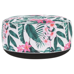 Pouf extérieur gonflable rond déhoussable ⌀ 50 cm