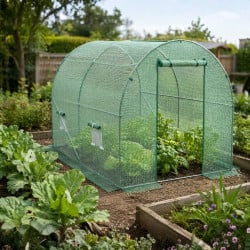 Serre tunnel jardin 6m² - Bâche renforcée