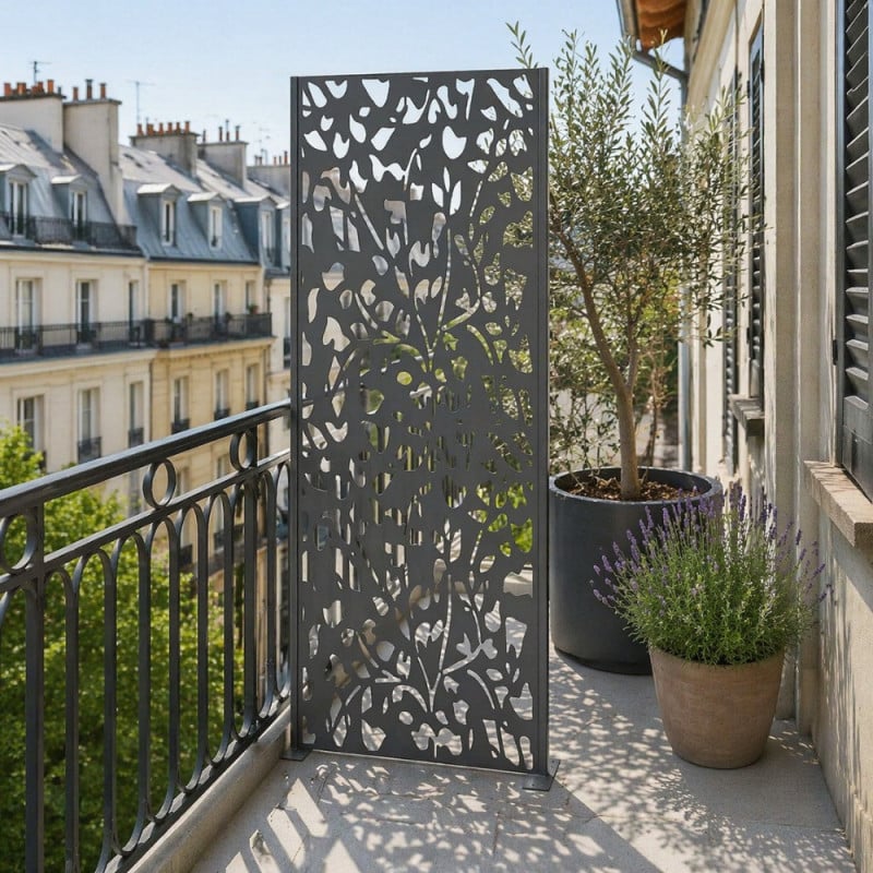 Panneau décoratif extérieur métal 160x60 cm